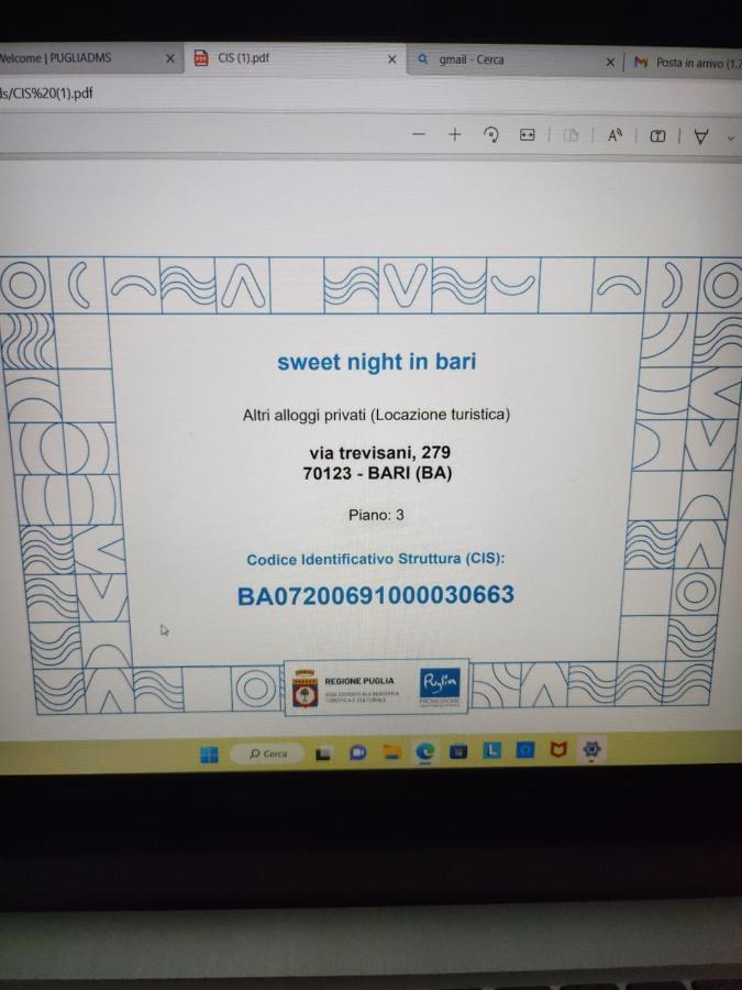 Sweet Night In Bari Apartment Bagian luar foto